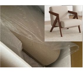 Brand New Solid Rubber Wooden Frame Arm Chair