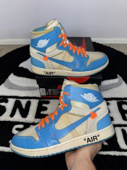 Jordan 1 Retro OG x Off-White High UNC (Size 10.5)