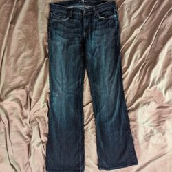 7 For All Mankind Men's Boot Cut Jeans 33X32
