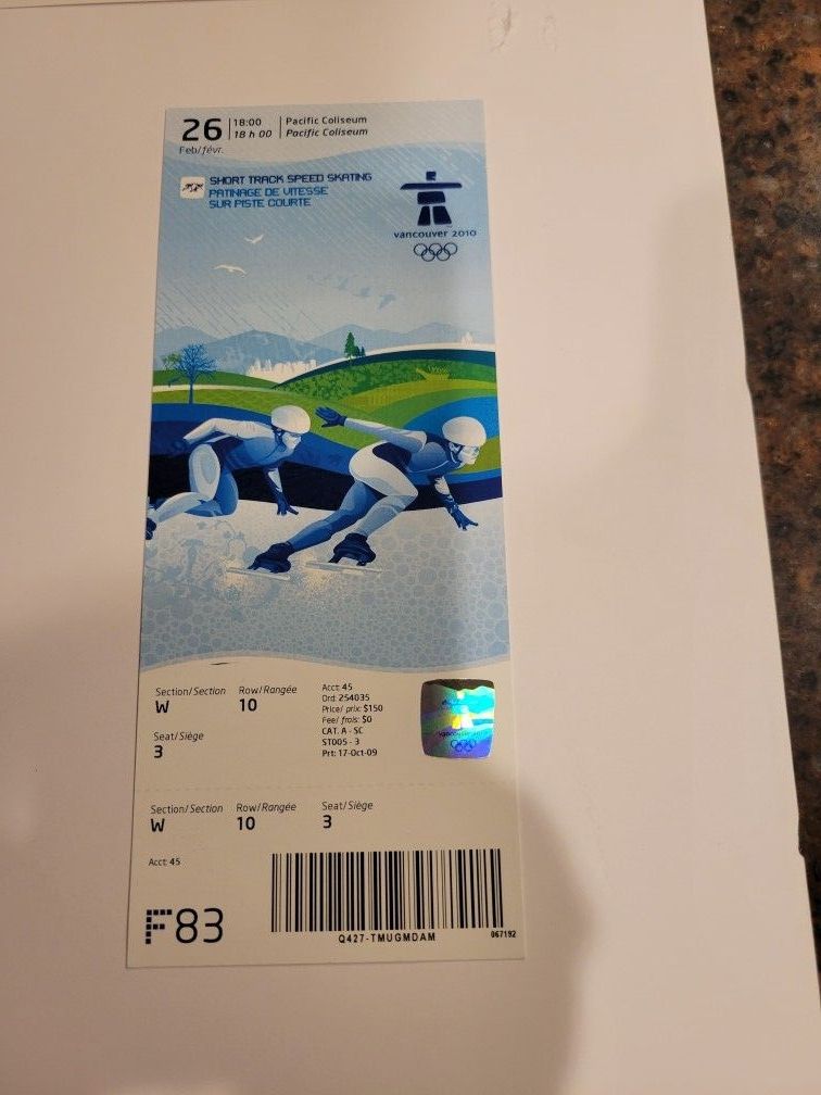 Olympic Program and Tickets 