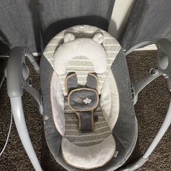 Ingenuity covertme 2 in 1 compact portable automatic baby swing