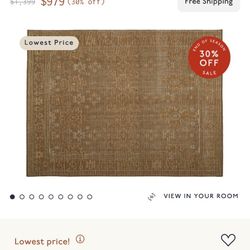 Brand New Rug 100% Wool UNPACKED 