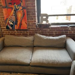 2 Large Sofas 