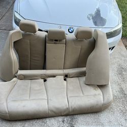 Tan Leather Seat Set With Door Panels