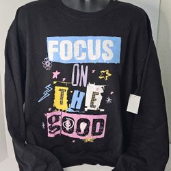 Womens 2XL (19) Wound Up Focus On The Good Sweatshirt 