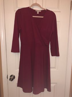 Lark & Ro burgundy dress
