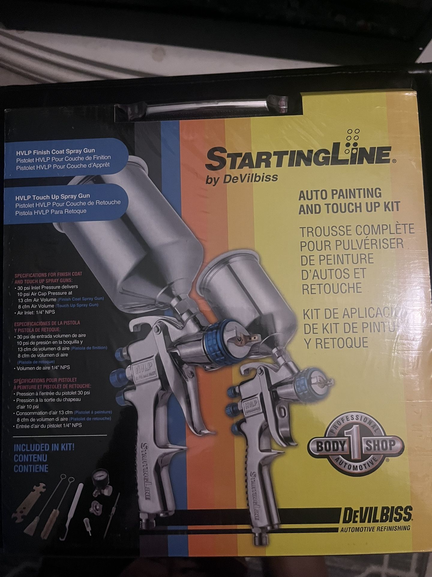 Starting Line by DeVilbiss Auto Painting and Touch Up Kit