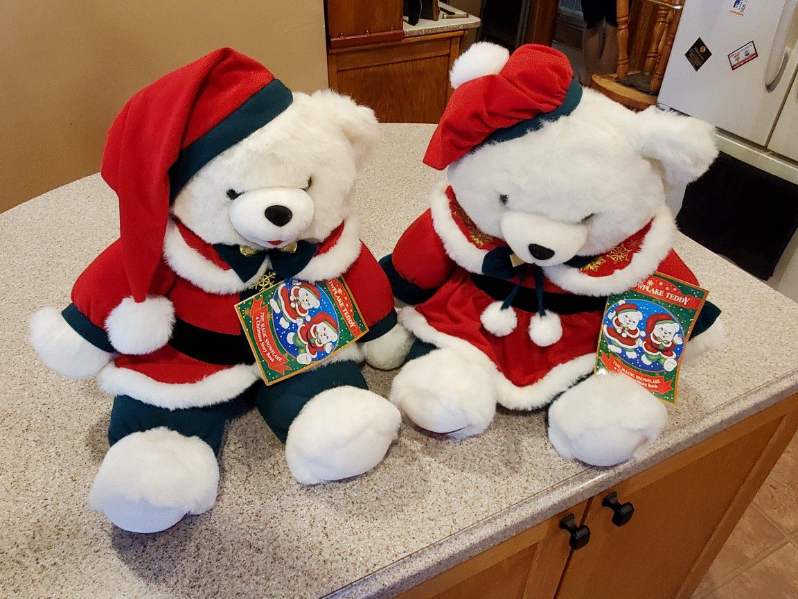 Plush Christmas Bears