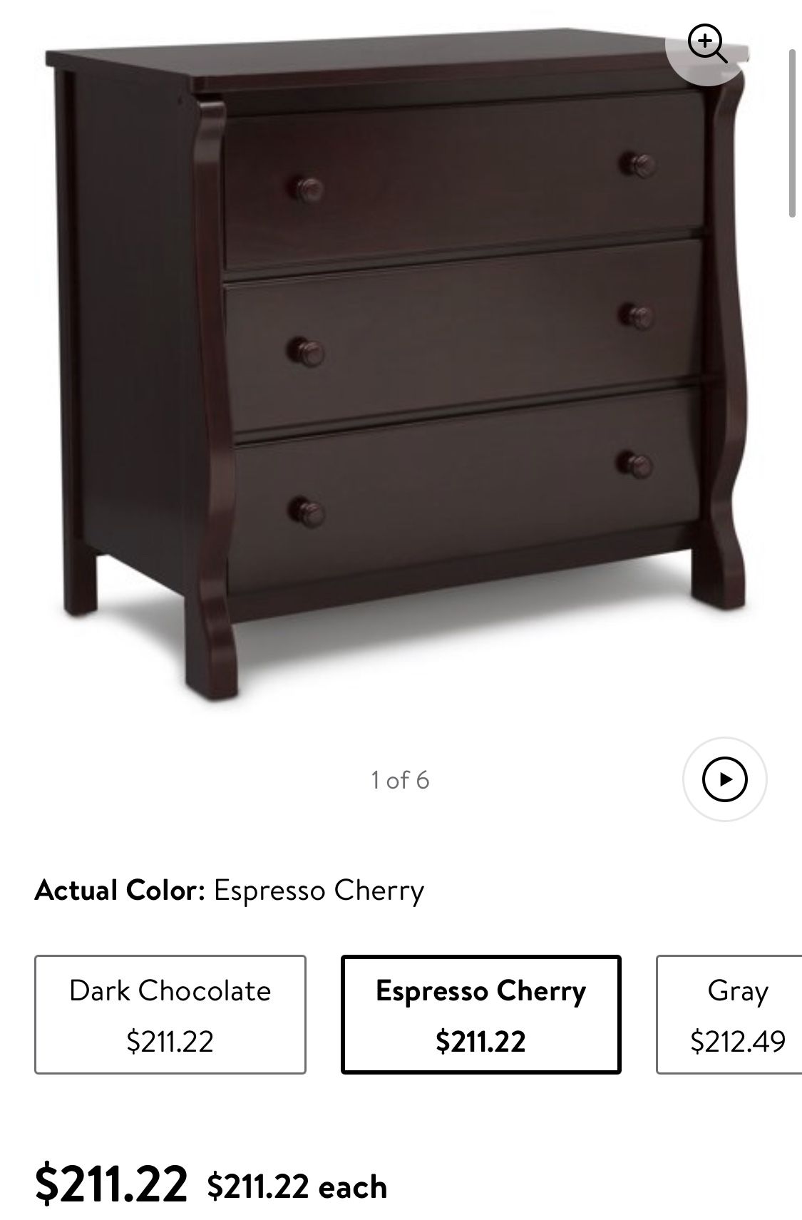 Large pallets of eight furniture items. It includes bed frames and dresser shown in the photo. 299