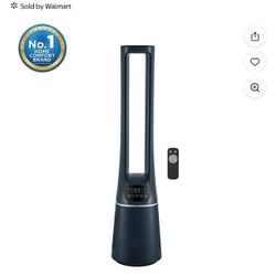 Midea 41" Tall 10-Speed Bladeless DC Tower Fan & HEPA Air Purifier 