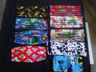 $6 face masks all sizes