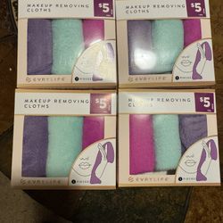 Makeup removal clothes $15 for all 4pks