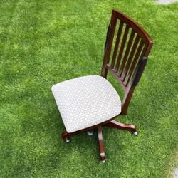 Solid Wood Office Chair 