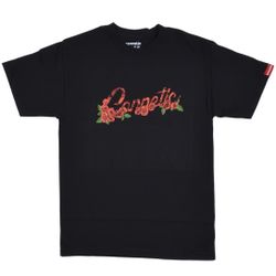 Black Connetic Rose Garden Script Black T-Shirt - SIZE LARGE L