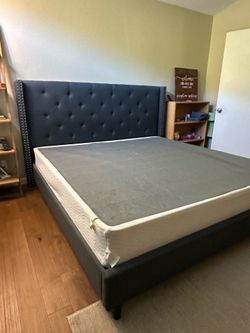 FREE king size metal frame spring box