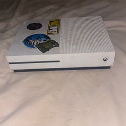  white Microsoft Xbox One S console