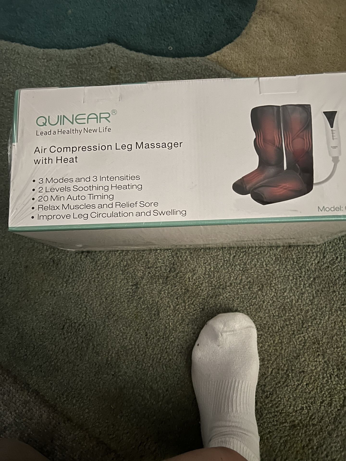 Quinter Air Compression And Massager With Heat LOOK! Reduced!!!