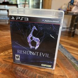 PlayStation 3 Resident Evil 6 PS3