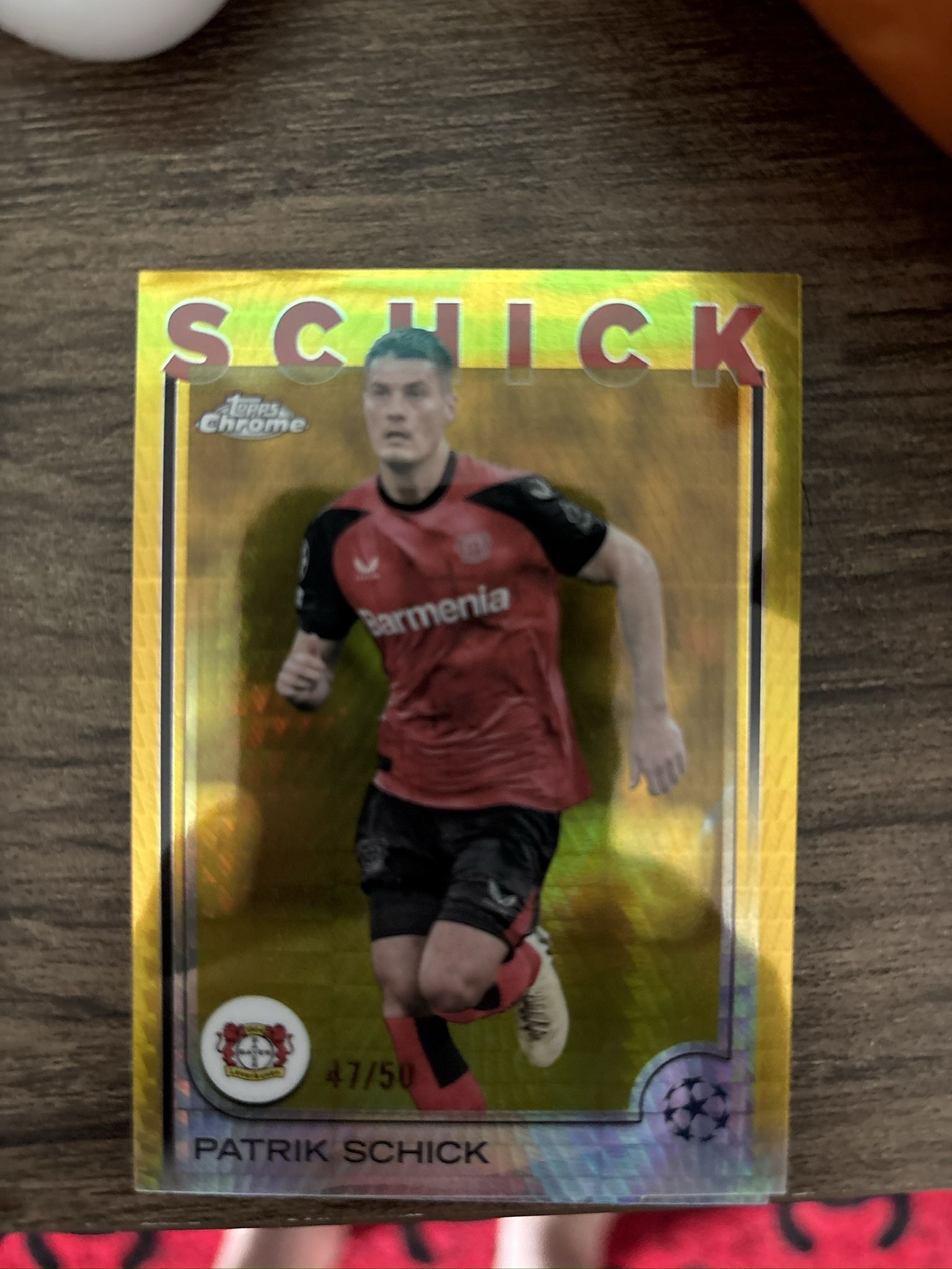 Patrick Schick Topps Chrome Card