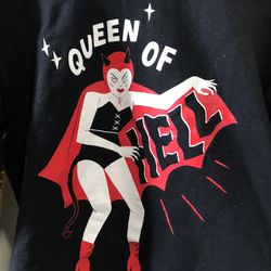 “queen of hell” sweatshirt