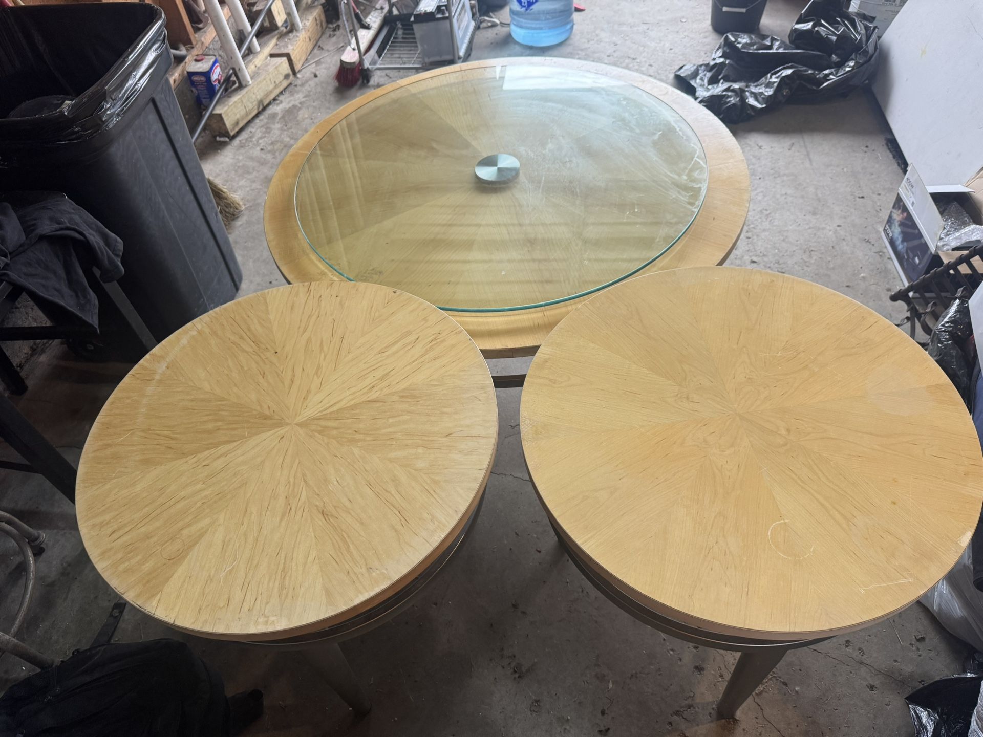 Center Table And 2 End Tables