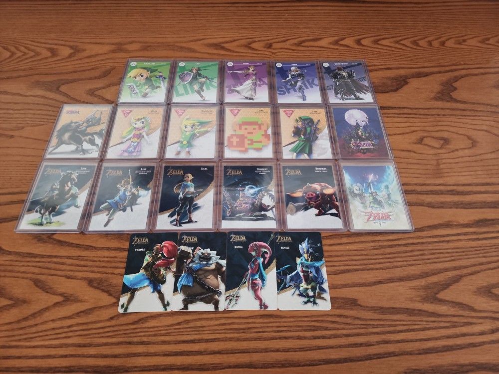 Legend Of Zelda Amiibo Cards COMPLETE SET