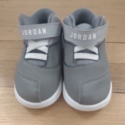 Grey Kids Jordans Size 8c