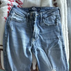 Ripped Belt Bottom Jean