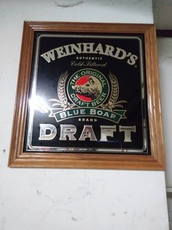 WEINHARDS BLUE BOAR DRAFT MIRROR