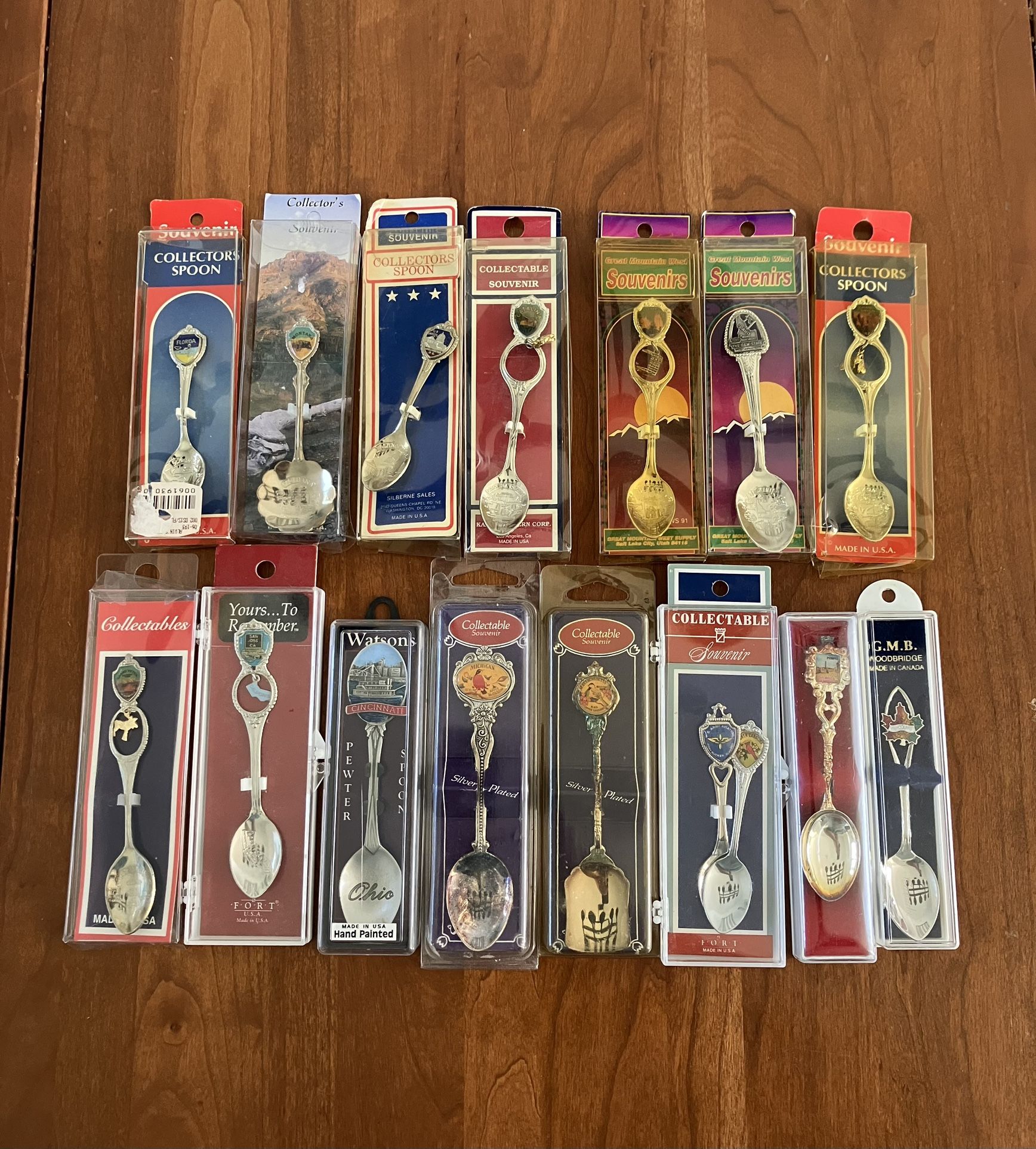 15 Collectible Souvenir Spoons