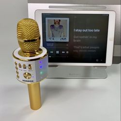 BONAOK Wireless Bluetooth Karaoke Microphone – GOLD