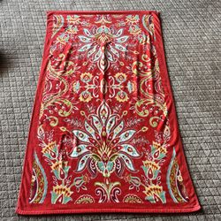 Raymond Waites Beach Towel Cotton Terrycloth Pool Beach Orange Groovy 40”x68”