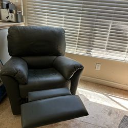 leather ikea  chair 