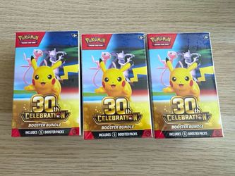 Pokémon TCG 30th Celebration Booster Bundle x3