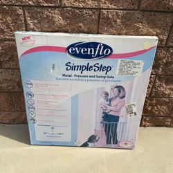 Evenflo SimpleStep Metal Pressure and Swing Gate 29” to 39.5”x30”