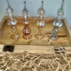 Antique Reproduction Egyptian Glass Perfume Bottles 