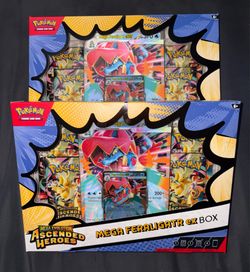 2x Ascended Heroes Mega Feraligatr Ex box’s