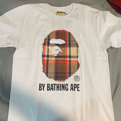 Bape Burberry Check T Shirt 