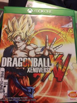 Xbox one Dragonball Xenoverse XV