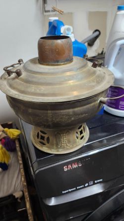 vintage Chinese or Mongolian charcoal hot pot cooker