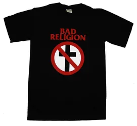 BAD RELIGION Crossbuster T-Shirt LARGE punk hc EPITAPH