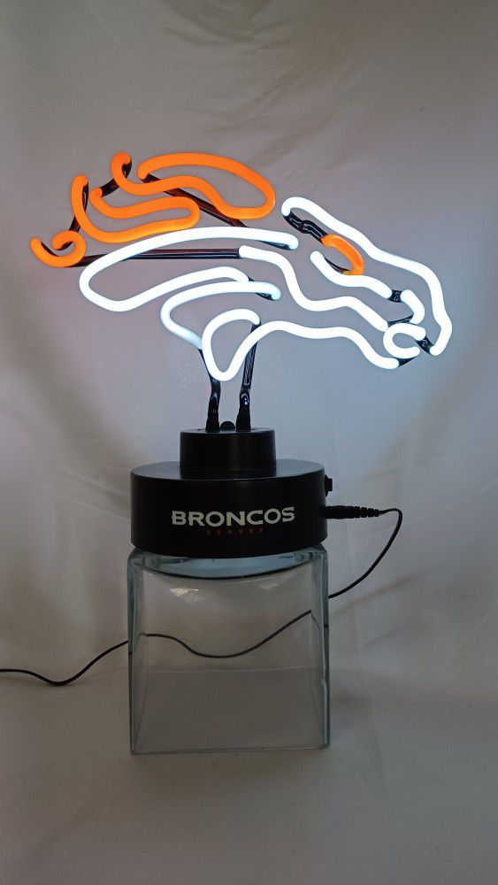 New in Box Broncos Neon Sign 