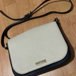 Black and beige Kate Spade Purse 