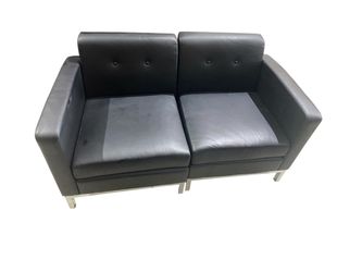 Modern Faux leather Loveseat modular