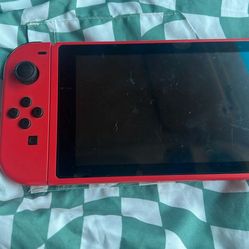 Fully red Nintendo Switch