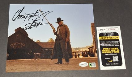 🔥 Christopher Lloyd Autographed 8x10 JSA COA 🔥
