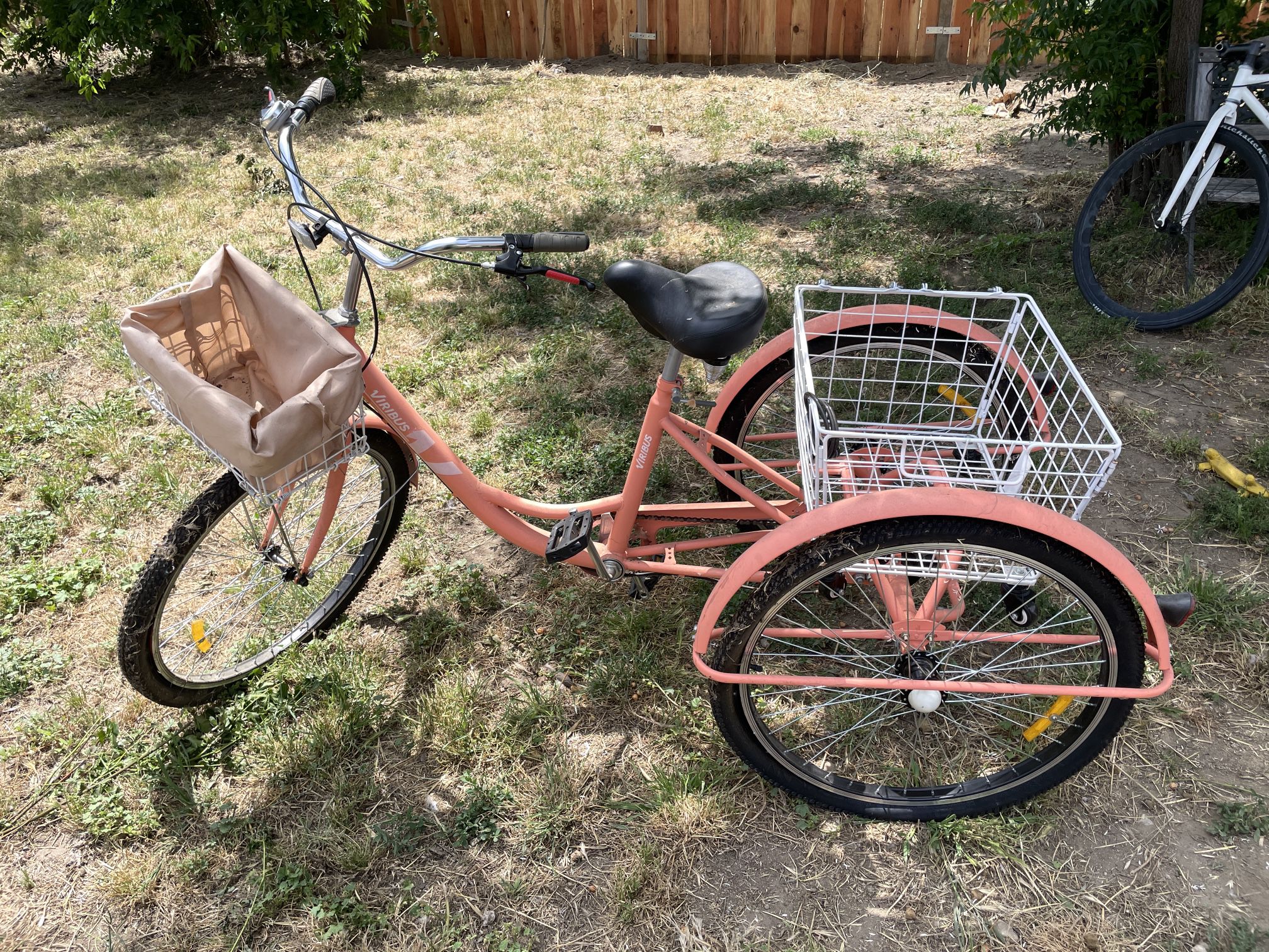 3 Wheel Beach Cruiser Bike With Basket 