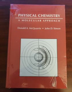 NEW Physical Chemistry: A Molecular Approach by McQuarrie (Hard Cover)