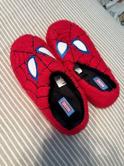 Spider man slippers and pajama pants