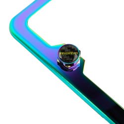 Brand New 4PCS Momo Racing Car License Plate Carbon Screw Bolt Cap Cover Screw Bolt